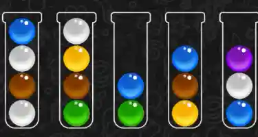 Rainbow Tube Sort